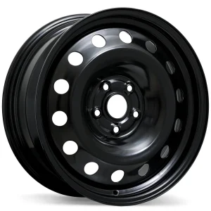 Fast Wheels – Steel / Acier – Black – 17″x7″ 45mm – All weather Wheels – ES50-1770-44BN+45C571